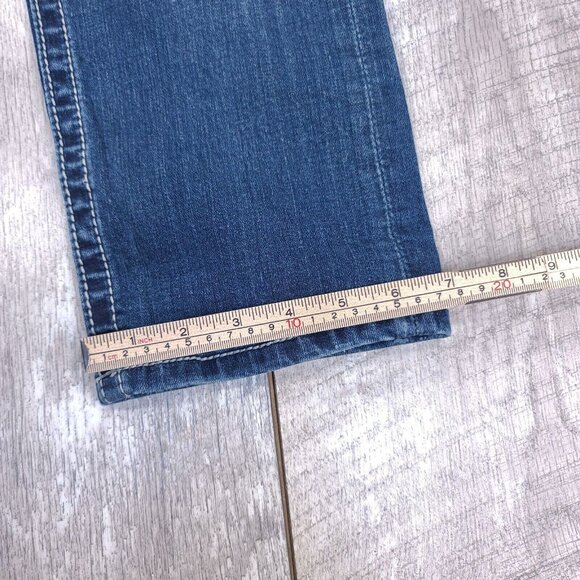 Miss Me Jeans Womens 27 Boyfriend Fit Capri Blue Denim Mid Rise JB5501P2 Pants - Picture 9 of 9